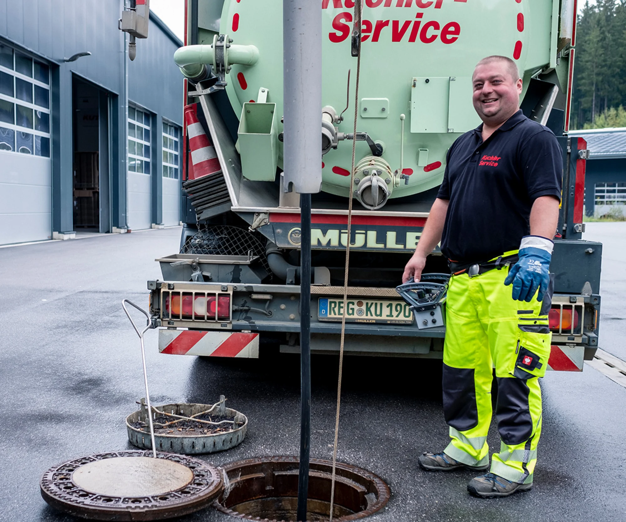 Über Kuchler Kanalreinigung in Riekofen